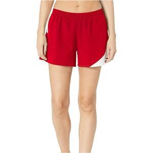 ASICS Women's Gunlap Split Red and White Running Shorts Size Small NWT